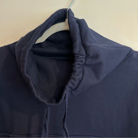 UGG Astrid fleece lined poncho sweatshirt XS/S navy - Picture 6 of 8